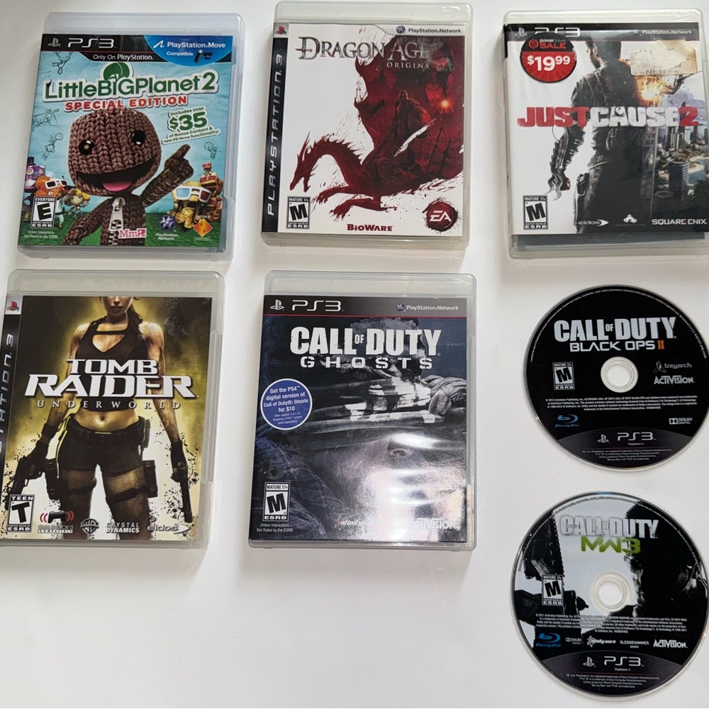 PlayStation 3 Game Bundle - Exciting Titles Collection